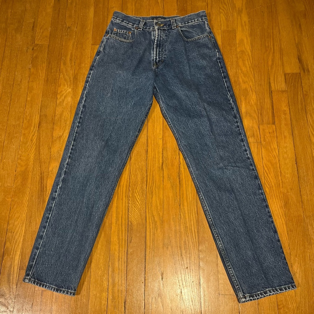Classic Blue Straight Leg Jeans